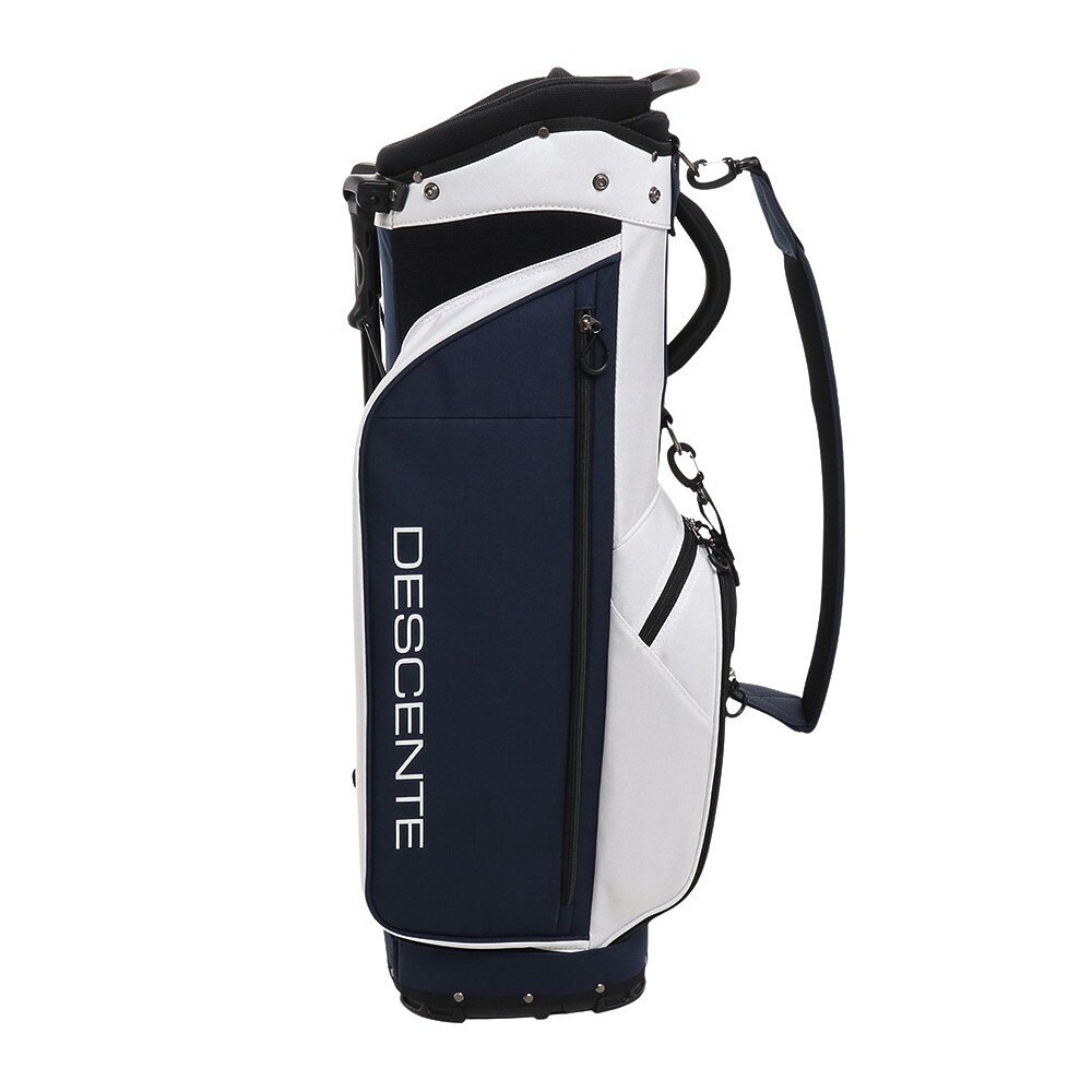 単品購入可 DESCENTE キャディバック 軽量 スタンド 5分割 フード付き