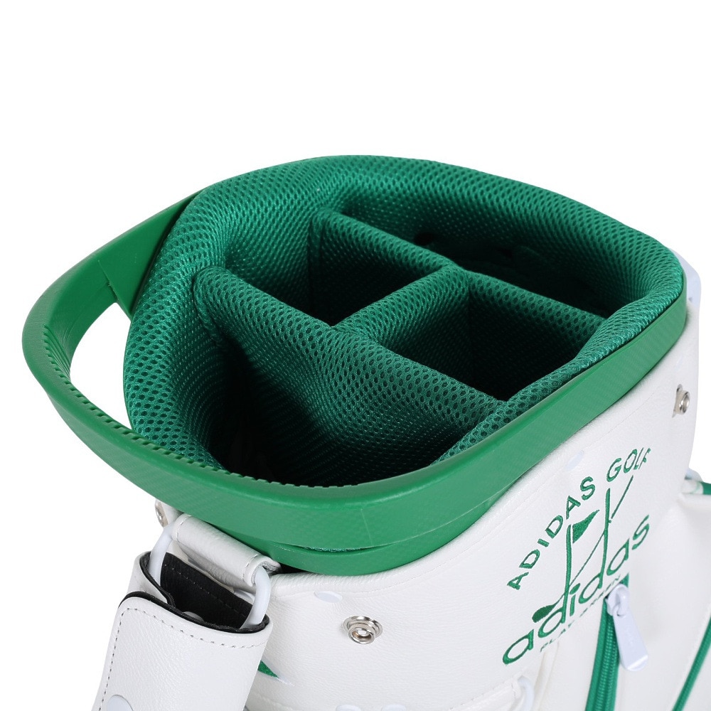 アディダス（adidas）（メンズ）ゴルフ キャディバッグ スタンド式 8.5型 4分割 PLAY GREEN グラフィック スタンドバッグ NMH62-HT6812