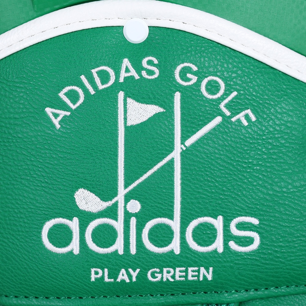 アディダス（adidas）（メンズ）ゴルフ キャディバッグ スタンド式 8.5型 4分割 PLAY GREEN グラフィック スタンドバッグ NMH62-HT6813