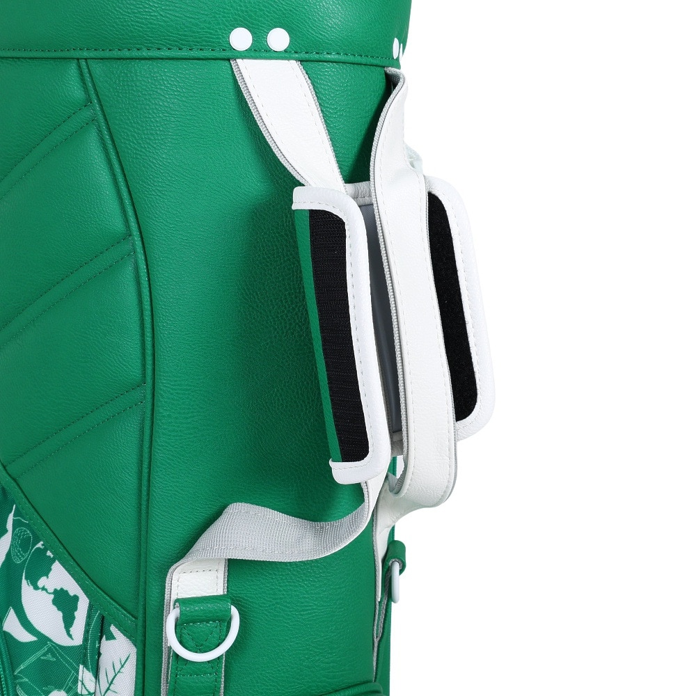 アディダス（adidas）（メンズ）ゴルフ キャディバッグ スタンド式 8.5型 4分割 PLAY GREEN グラフィック スタンドバッグ NMH62-HT6813