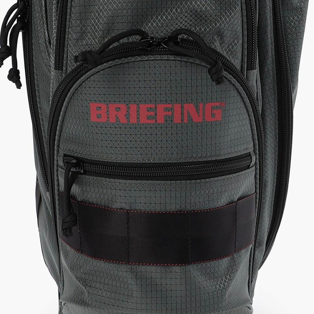 ブリーフィング（BRIEFING）（メンズ）ゴルフ キャディバッグ スタンド式 8.5型 4分割 撥水 軽量 CR-7 02 BRG223DA1-014
