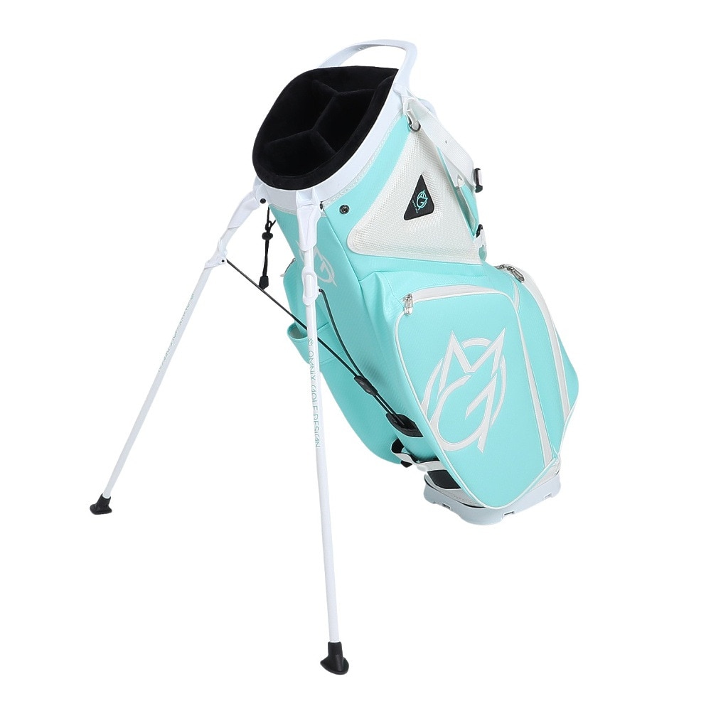 オムニックスゴルフ（OMNIX GOLF）（メンズ）ゴルフ キャディバッグ 軽量 スタンド式 8.5型 4分割 Fresh Mint SB20231012