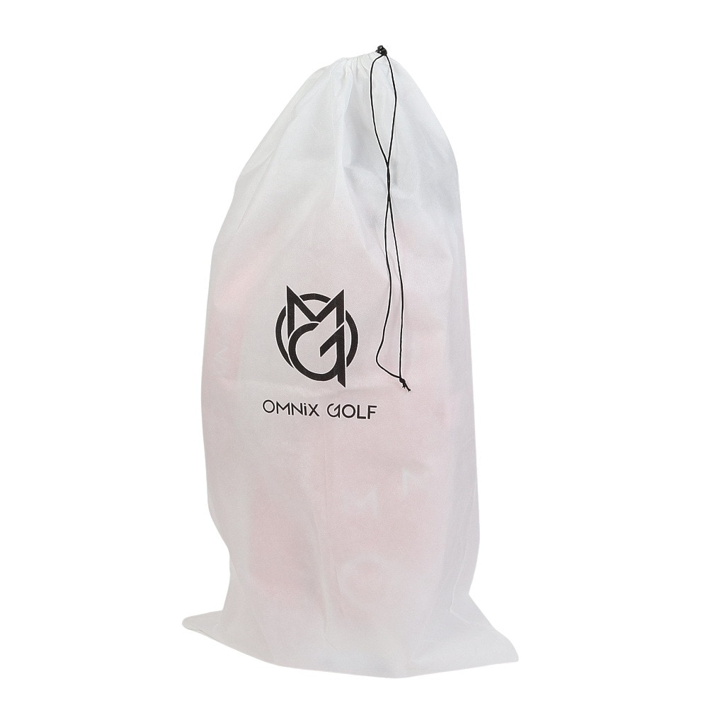 OMNIX GOLF スタンドキャディバック　白×ピンク OMNIX GOLF JAPAN ゴルフ スタンド キャディバッグ Carbon Texture