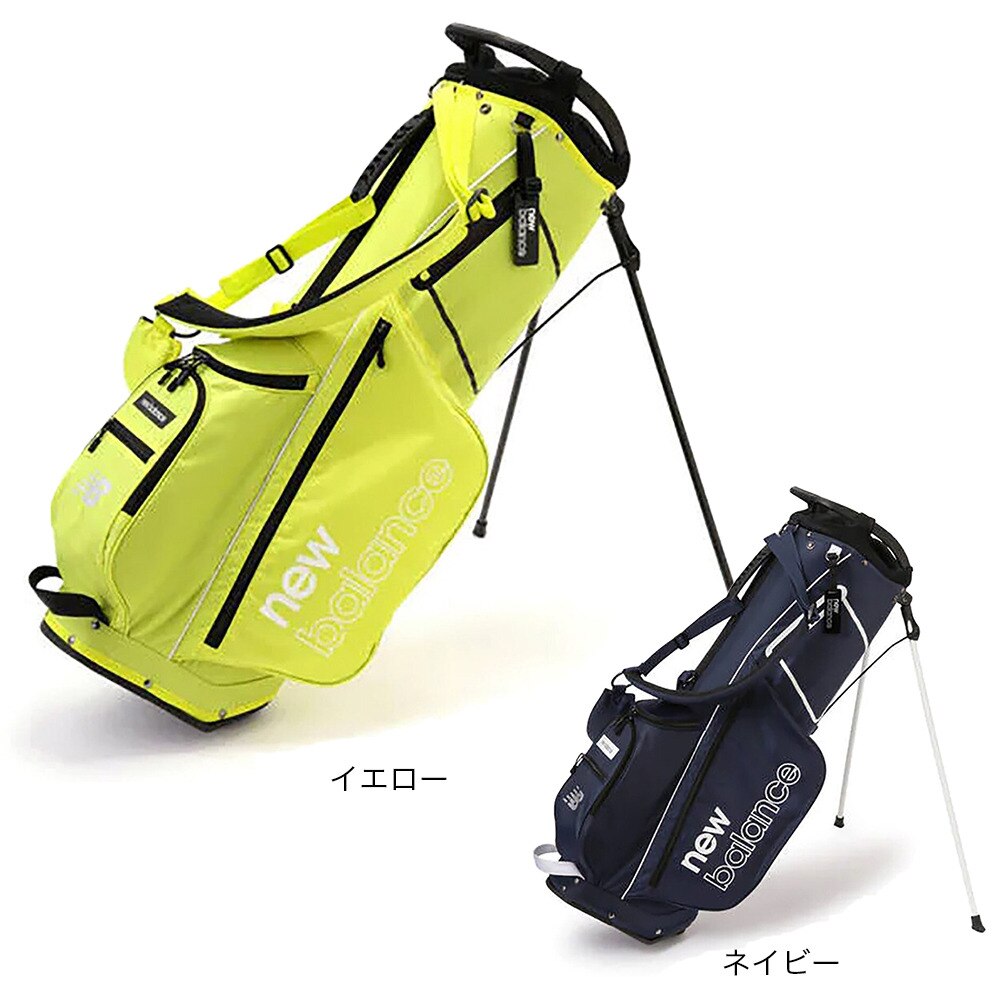 ニューバランス（new balance）（メンズ、レディース）ゴルフ キャディバッグ スタンド式 9型 6分割 軽量 012-2980004-060