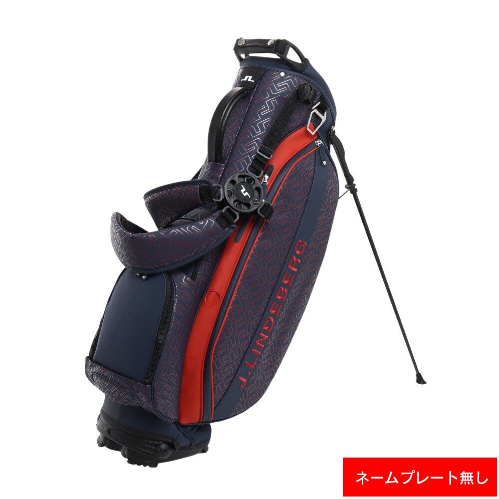 J.LINDEBERG（メンズ）ゴルフ キャディバッグ スタンド式 9型 6分割 VESSELコラボ 073-16401-065【ネームプレート無し】