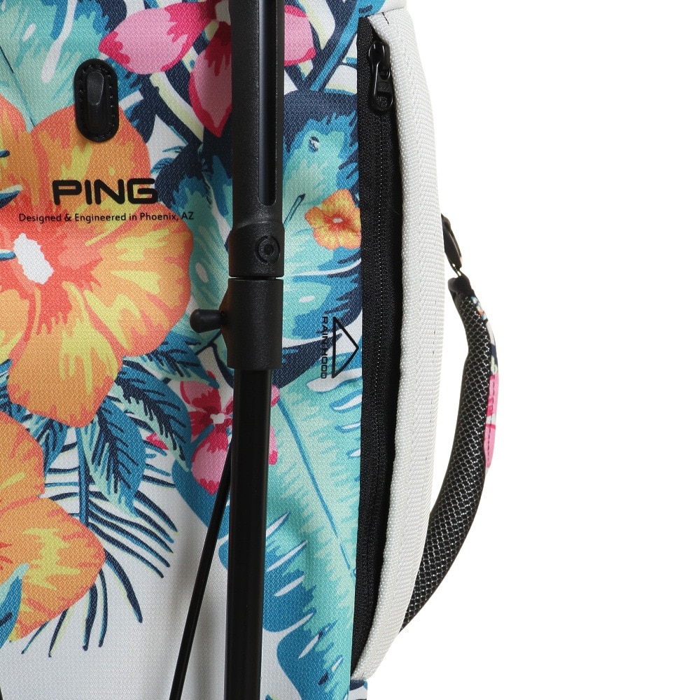 ピン（PING）（メンズ、レディース）ゴルフ キャディバッグ スタンド式 9型 4分割 軽量 HOOFER LITE WHITE 34726