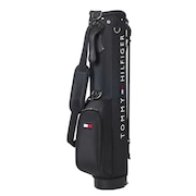 トミーヒルフィガー（TOMMY HILFIGER）（メンズ）キャディバッグ トライアングルエンボス スタンドキャディバッグ THMG2FC3-BLK