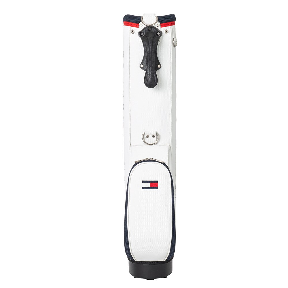 トミー ヒルフィガー ゴルフ（TOMMY HILFIGER GOLF）（メンズ）キャディバッグ トライアングルエンボス スタンドキャディバッグ THMG2FC3-WHT
