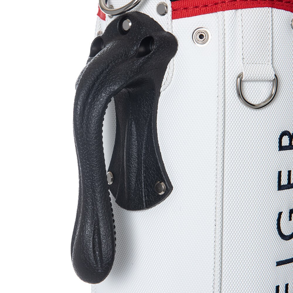 トミー ヒルフィガー ゴルフ（TOMMY HILFIGER GOLF）（メンズ）キャディバッグ トライアングルエンボス スタンドキャディバッグ THMG2FC3-WHT