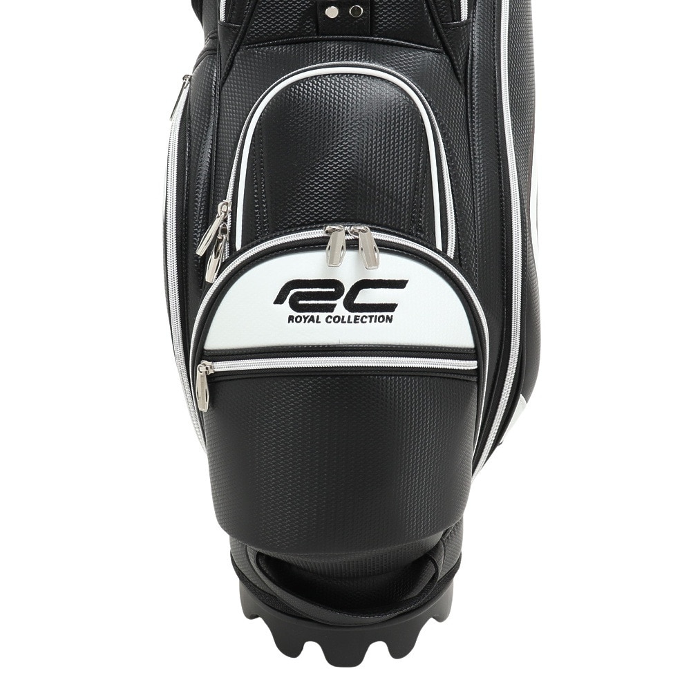 ロイヤルコレクション（ROYALCOLLECTION）（メンズ）ゴルフ キャディバッグ スタンド式 9.5型 5分割 RCCB-2111 BLK RCA21CB0006 BLK
