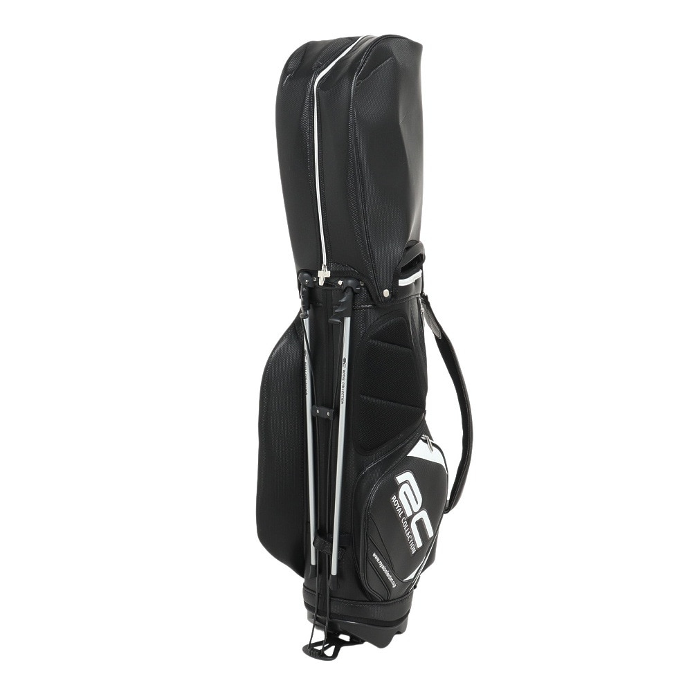 ロイヤルコレクション（ROYALCOLLECTION）（メンズ）ゴルフ キャディバッグ スタンド式 9.5型 5分割 RCCB-2111 BLK RCA21CB0006 BLK