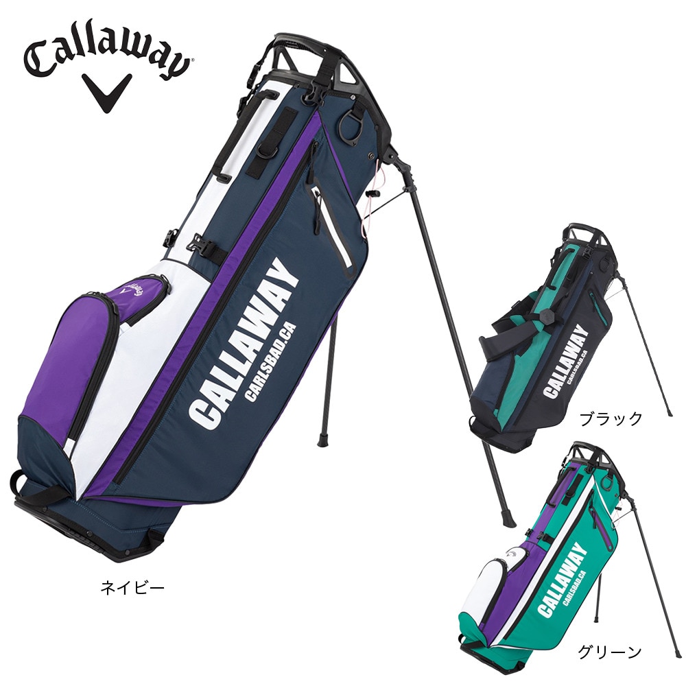 【希少品】BIG BERTHA キャディバッグ スタンド付き ネイビー 希少品】BIG BERTHA キャディバッグ スタンド付き ネイビー