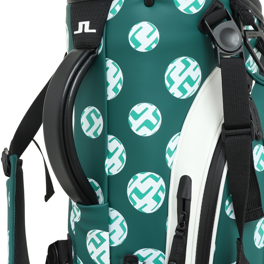 J.LINDEBERG（メンズ、レディース）ゴルフ キャディバッグ スタンド式 9型 6分割 Play Stand Bag Print 073-18401-027