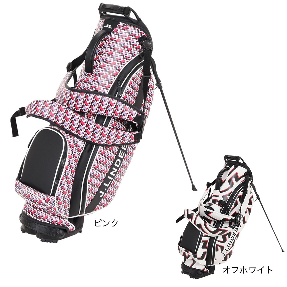 J.LINDEBERG（メンズ）ゴルフ キャディバッグ スタンド式 9型 6分割 VESSELコラボ 073-19901-074