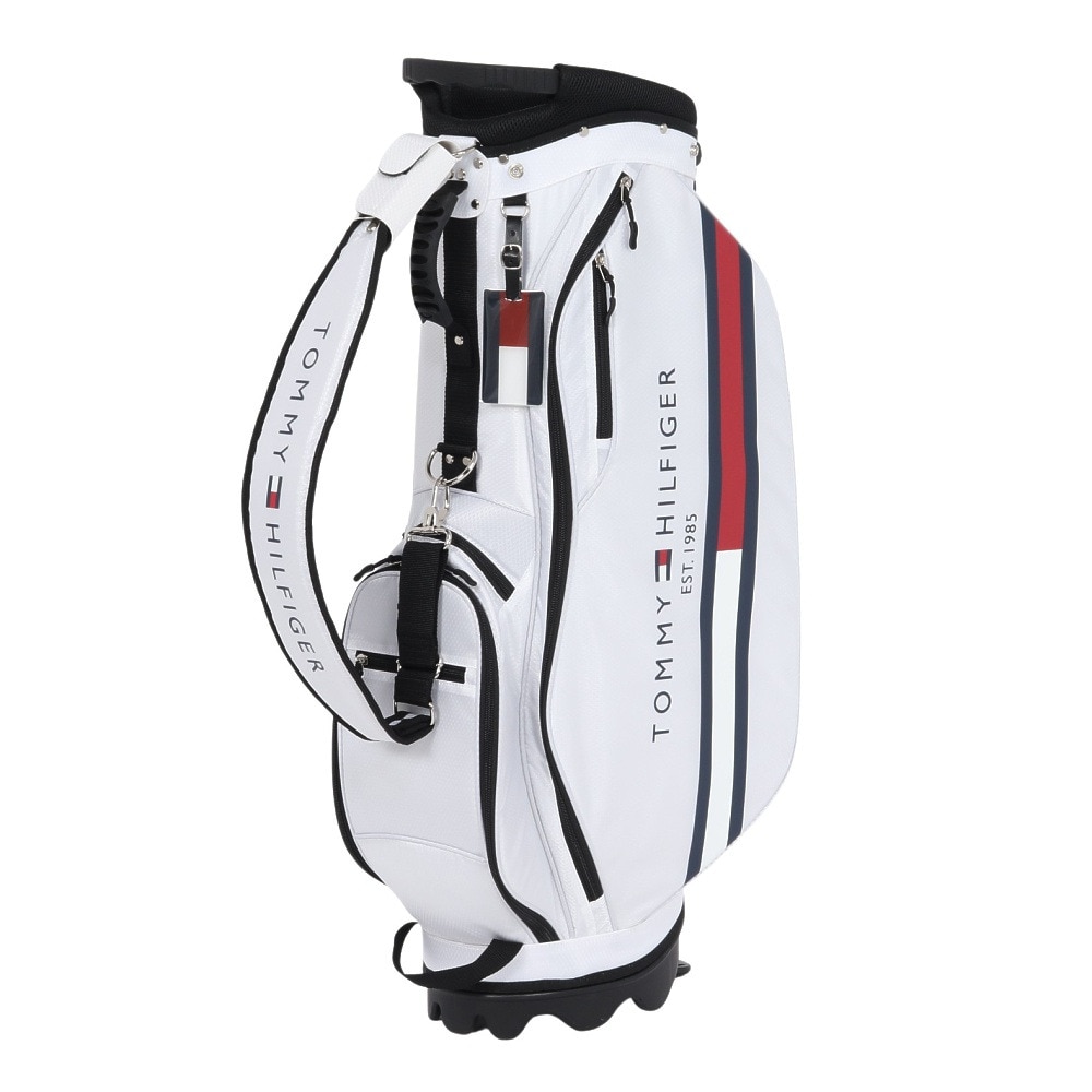 トミー ヒルフィガー ゴルフ（TOMMY HILFIGER GOLF）（メンズ、レディース）スタンド キャディバッグ ベーシック THMG4SC6-WHT