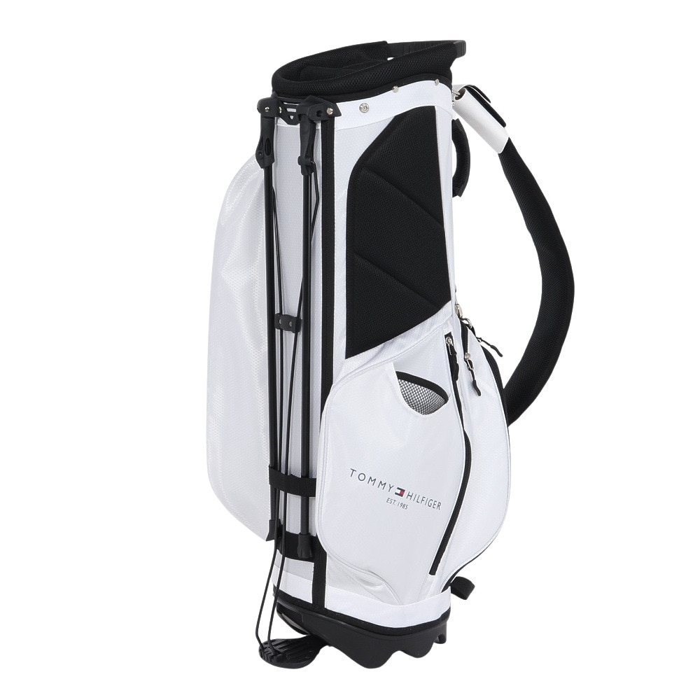 トミー ヒルフィガー ゴルフ（TOMMY HILFIGER GOLF）（メンズ、レディース）スタンド キャディバッグ ベーシック THMG4SC6-WHT