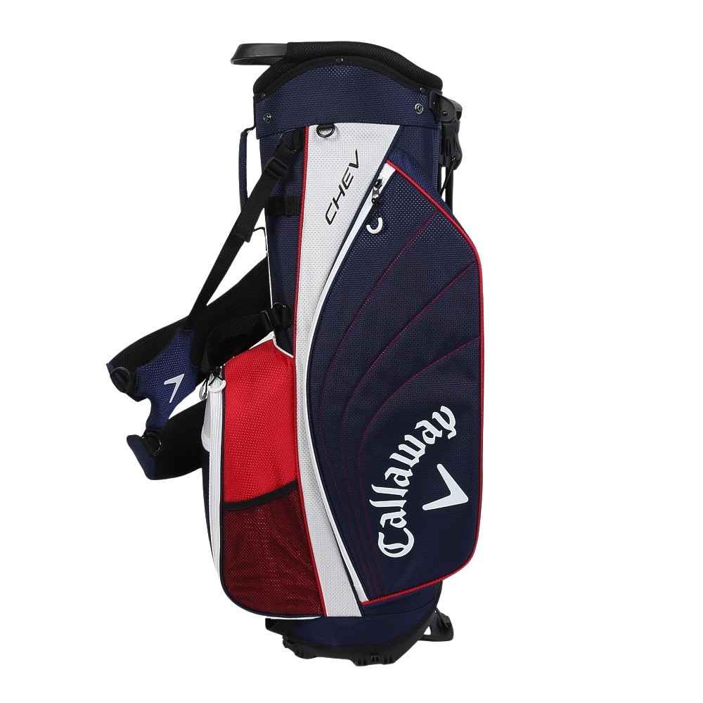 キャロウェイ（CALLAWAY）（メンズ、レディース）キャディバッグ シェブ スタンド 25 5125028 NVYWHTRED