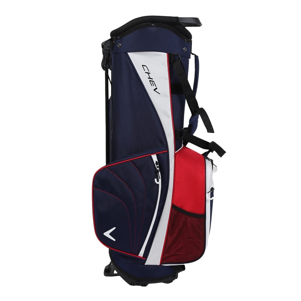 キャロウェイ（CALLAWAY）（メンズ、レディース）キャディバッグ シェブ スタンド 25 5125028 NVYWHTRED