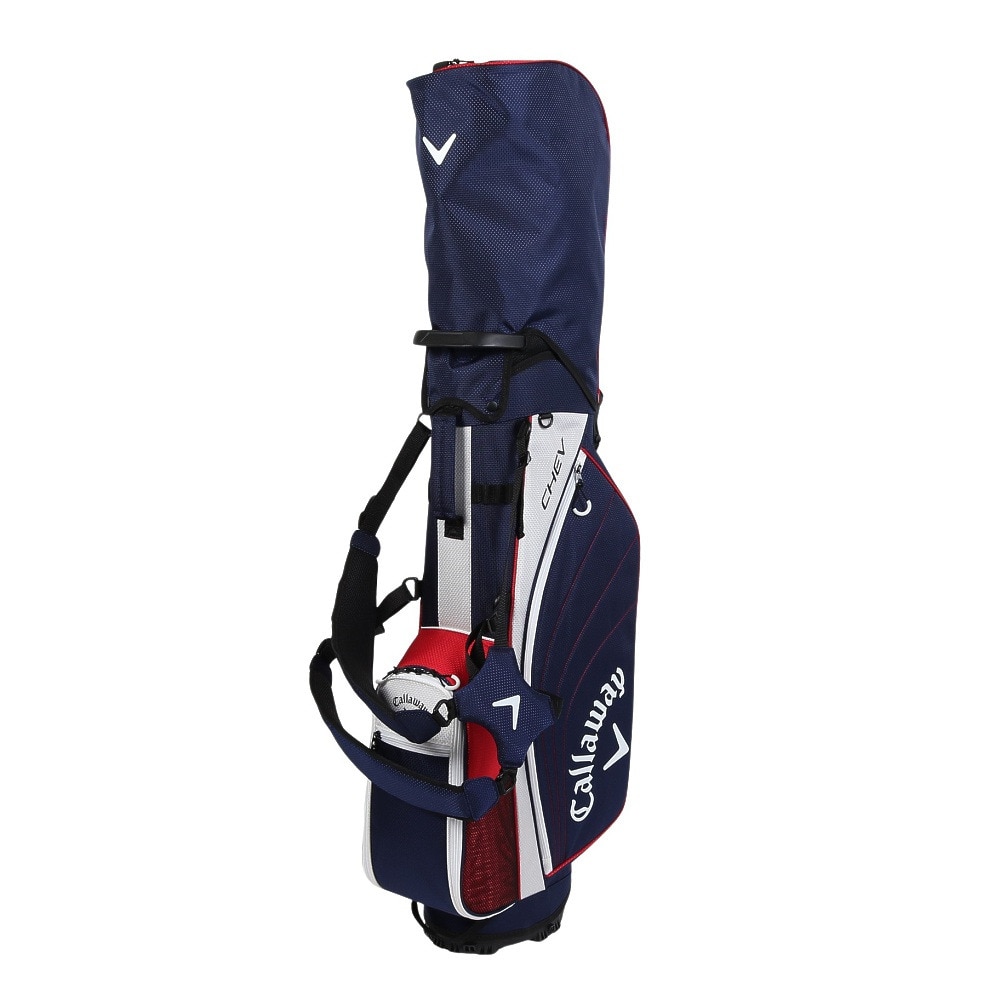 キャロウェイ（CALLAWAY）（メンズ、レディース）キャディバッグ シェブ スタンド 25 5125028 NVYWHTRED