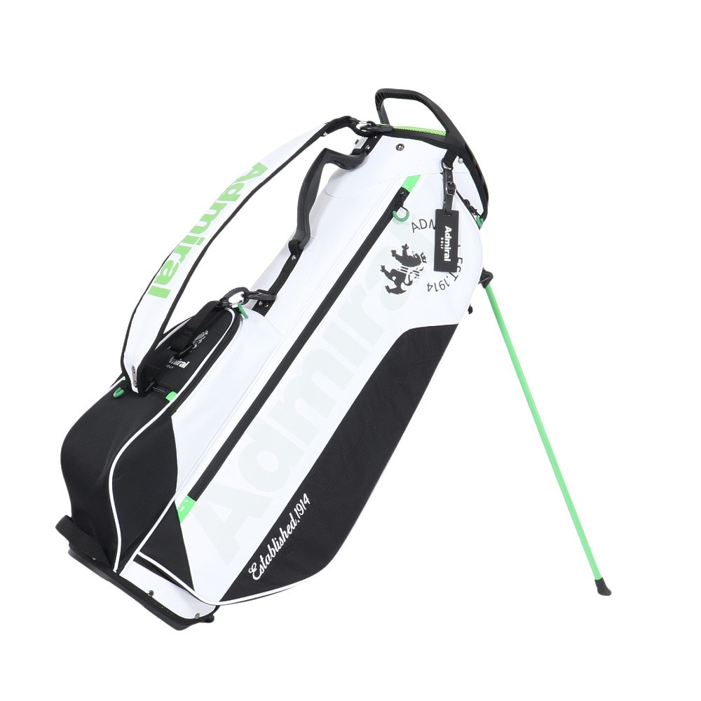 アドミラル ゴルフ（Admiral GOLF）（メンズ）キャディバッグ スタンドキャディバッグ ライトウェイト ADMG5AC7-WHT