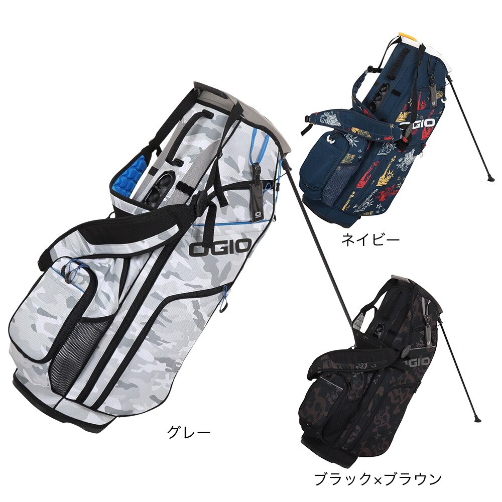 OGIO オジオ コンボイ ブラック ALPHA スタンド やけ キャディバッグ