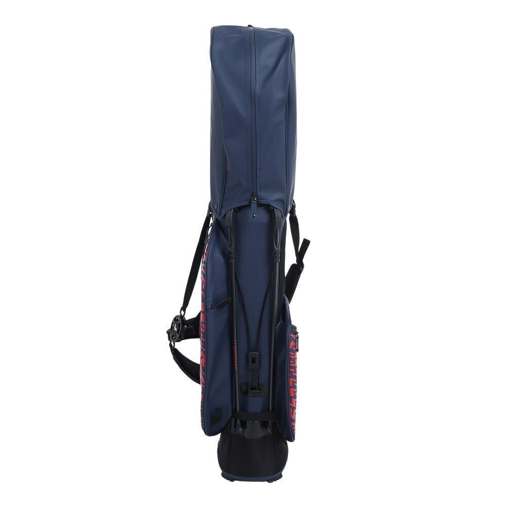 J.LINDEBERG（メンズ）ゴルフ キャディバッグ スタンド式 9型 6分割 耐久性 耐摩擦 耐熱 VESSELコラボ 073-17903-064