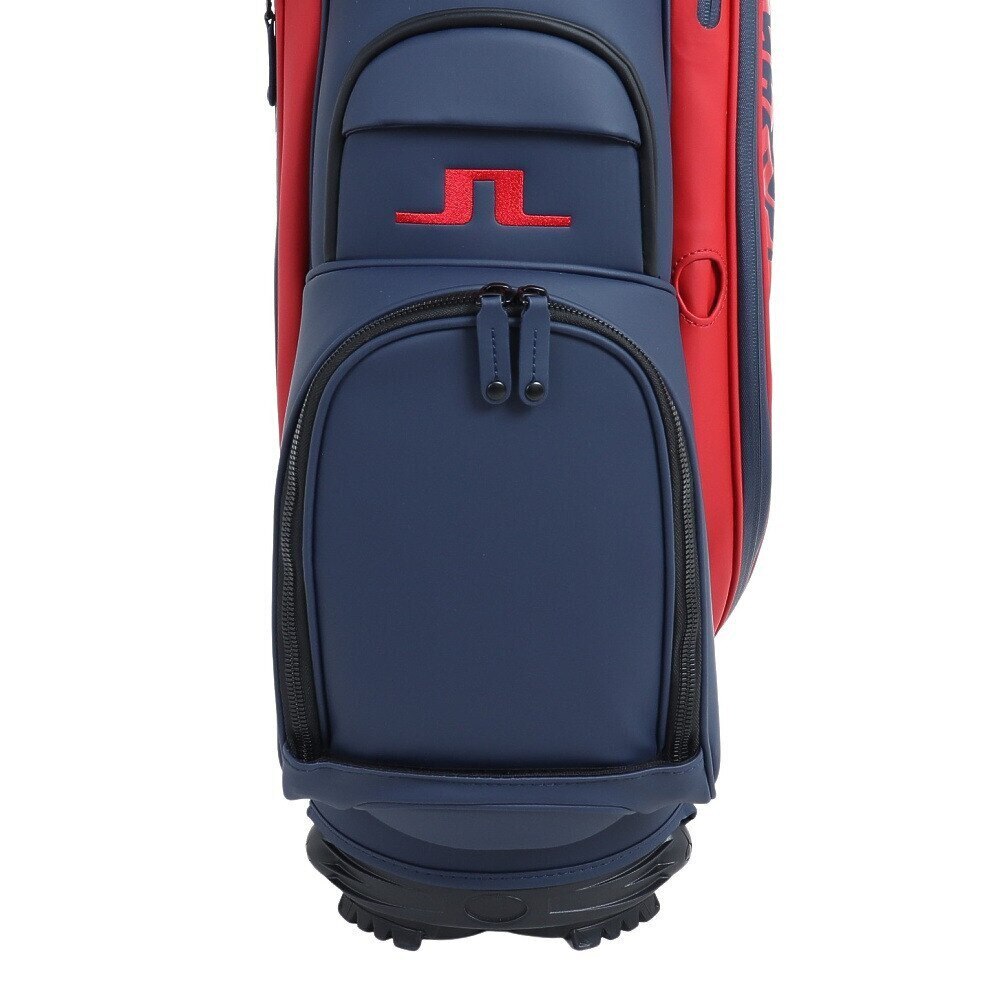 J.LINDEBERG（メンズ）ゴルフ キャディバッグ スタンド式 9型 6分割 耐久性 耐摩擦 耐熱 VESSELコラボ 073-17903-064
