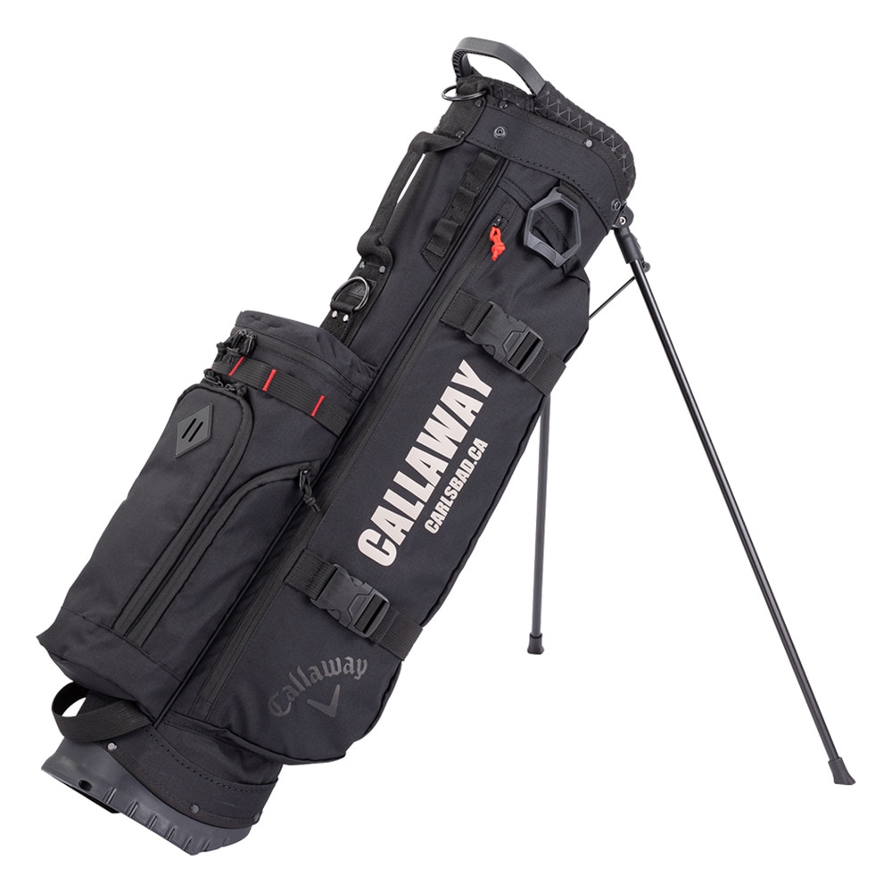 キャロウェイ(CALLAWAY)(メンズ)ゴルフ キャディバッグ スタンド式 7.5型 4分割 レイドバック JM 5123265 BK