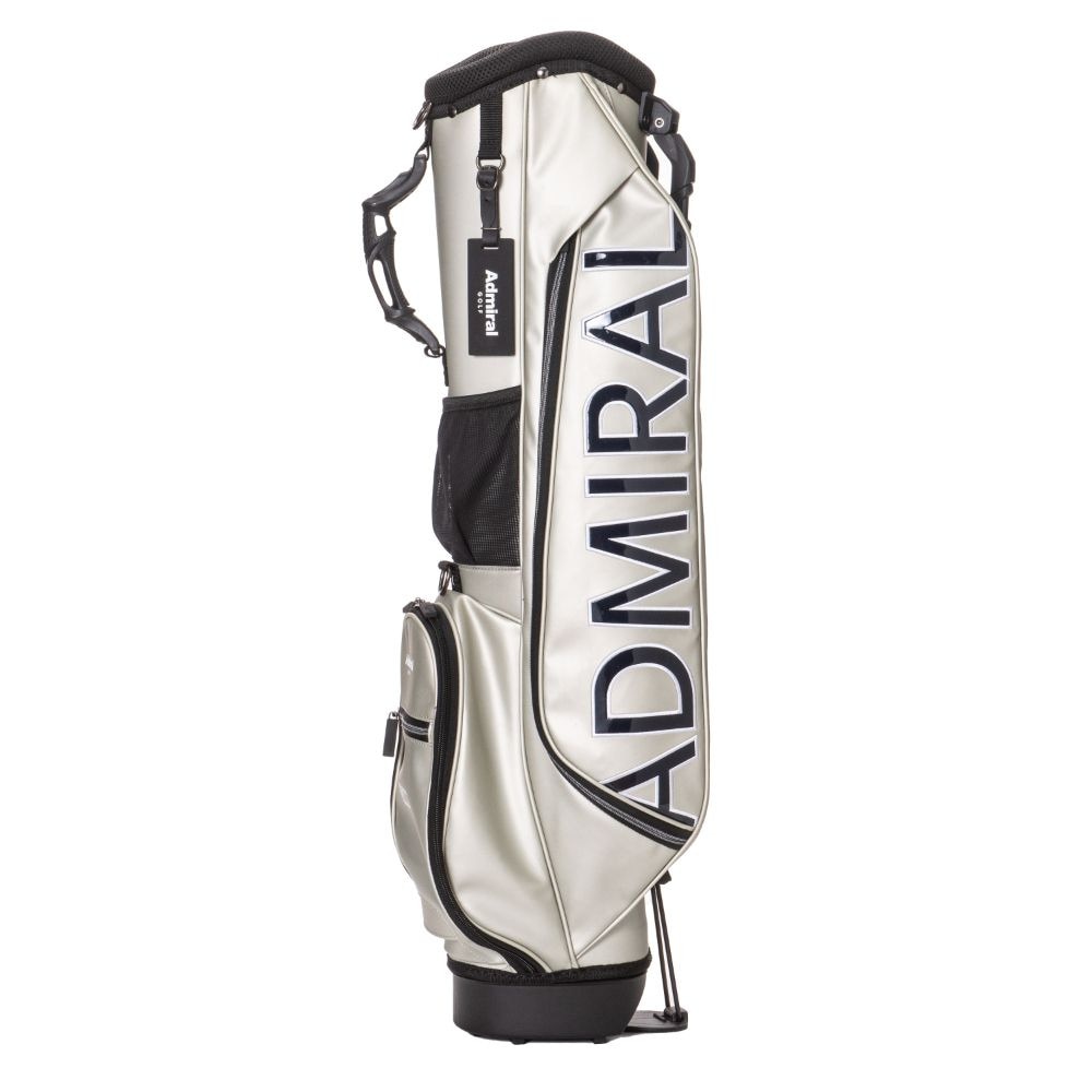 アドミラル ゴルフ（Admiral GOLF）（メンズ）ゴルフ キャディバッグ スタンド式 6.5型 3分割 ミドルスタンド マット ADMG3AK1-GRY