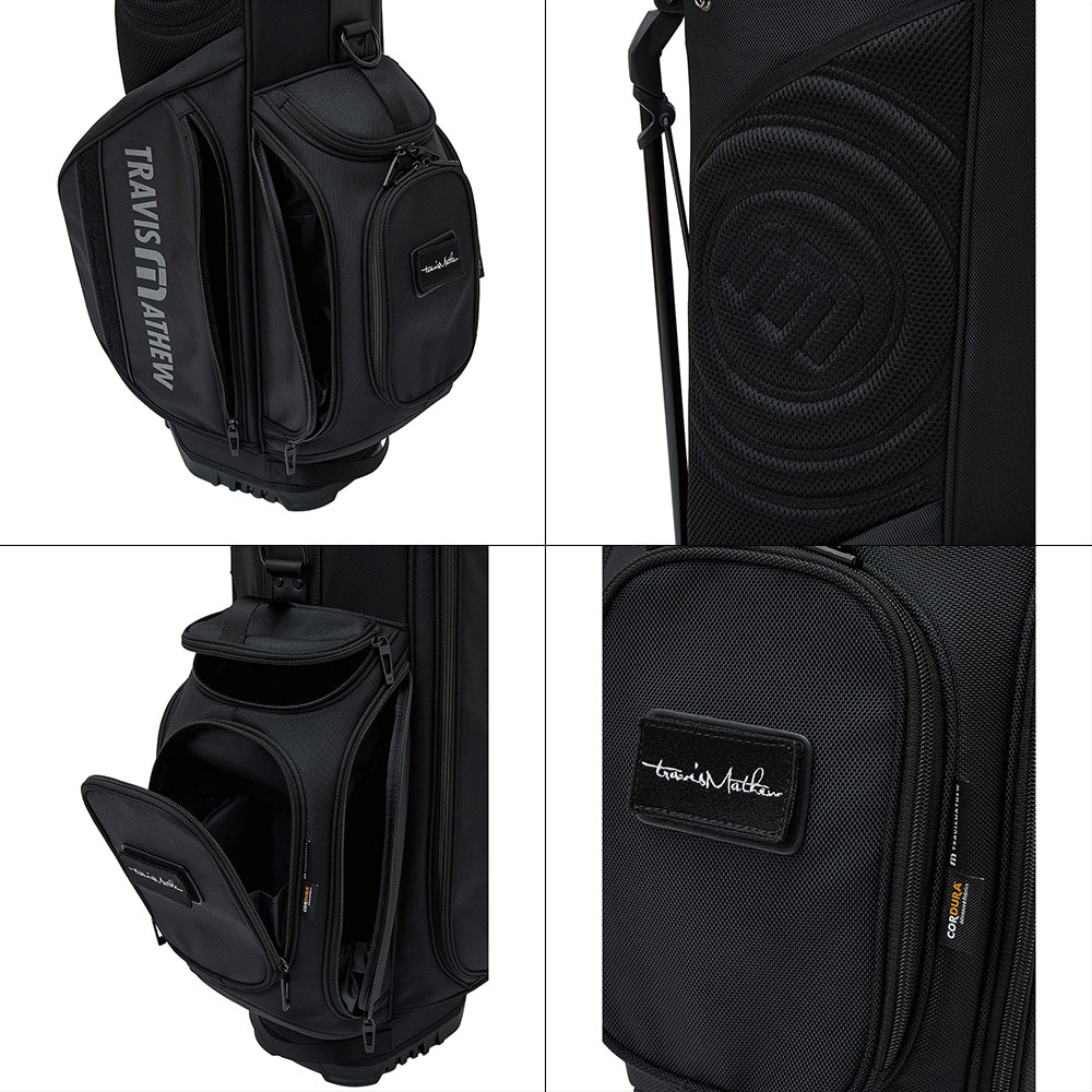 トラヴィスマシュー（Travis Mathew）（メンズ）ゴルフ キャディバッグ スタンド式 9.5型 5分割 7AJ950-0BLK