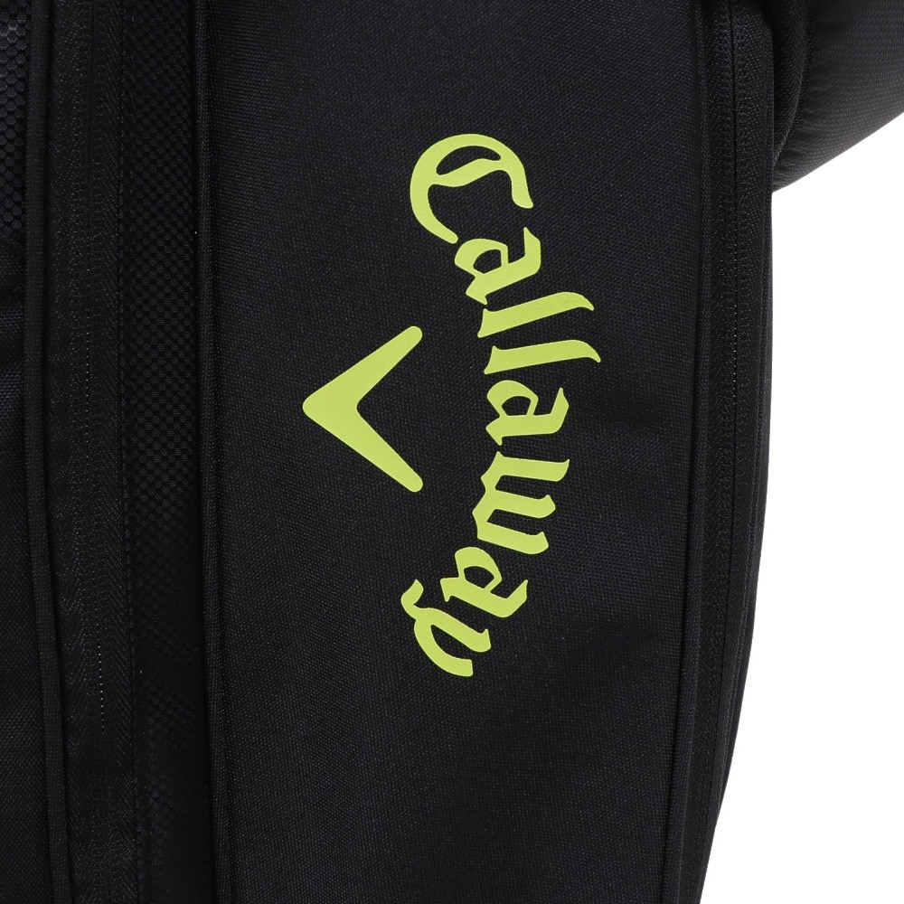 キャロウェイ（CALLAWAY）（メンズ）ゴルフ キャディバッグ 軽量 スタンド式 9.5型 4分割 シェブ スタンド 24 JM 5124310 BLK