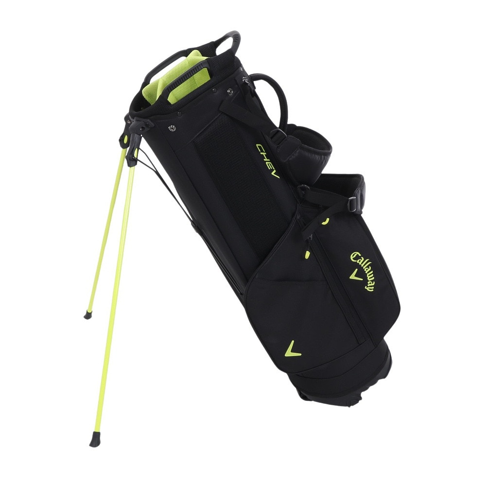 キャロウェイ（CALLAWAY）（メンズ）ゴルフ キャディバッグ 軽量 スタンド式 9.5型 4分割 シェブ スタンド 24 JM 5124310 BLK