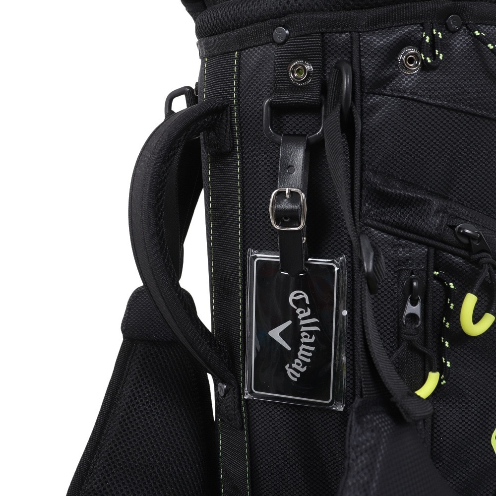 キャロウェイ（CALLAWAY）（メンズ）ゴルフ キャディバッグ 軽量 スタンド式 9.5型 4分割 シェブ スタンド 24 JM 5124310 BLK