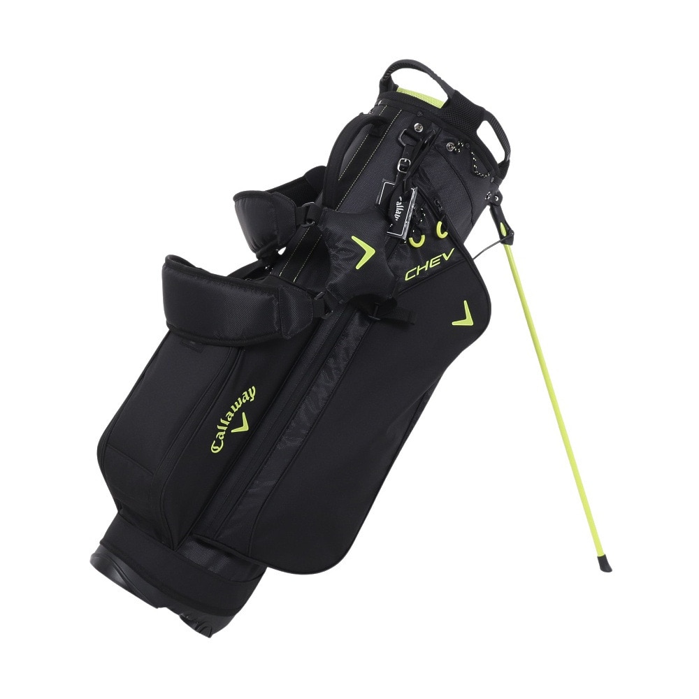 キャロウェイ（CALLAWAY）（メンズ）ゴルフ キャディバッグ 軽量 スタンド式 9.5型 4分割 シェブ スタンド 24 JM 5124310 BLK