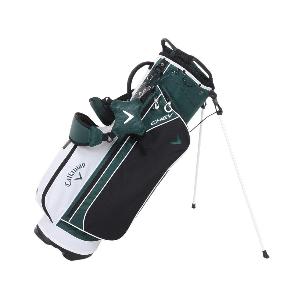 キャロウェイ（CALLAWAY）（メンズ）ゴルフ キャディバッグ 軽量 スタンド式 9.5型 4分割 シェブ スタンド 24 JM 5124312 GRN