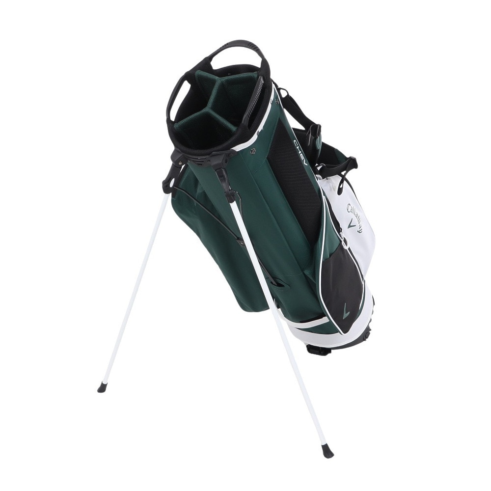 キャロウェイ（CALLAWAY）（メンズ）ゴルフ キャディバッグ 軽量 スタンド式 9.5型 4分割 シェブ スタンド 24 JM 5124312 GRN