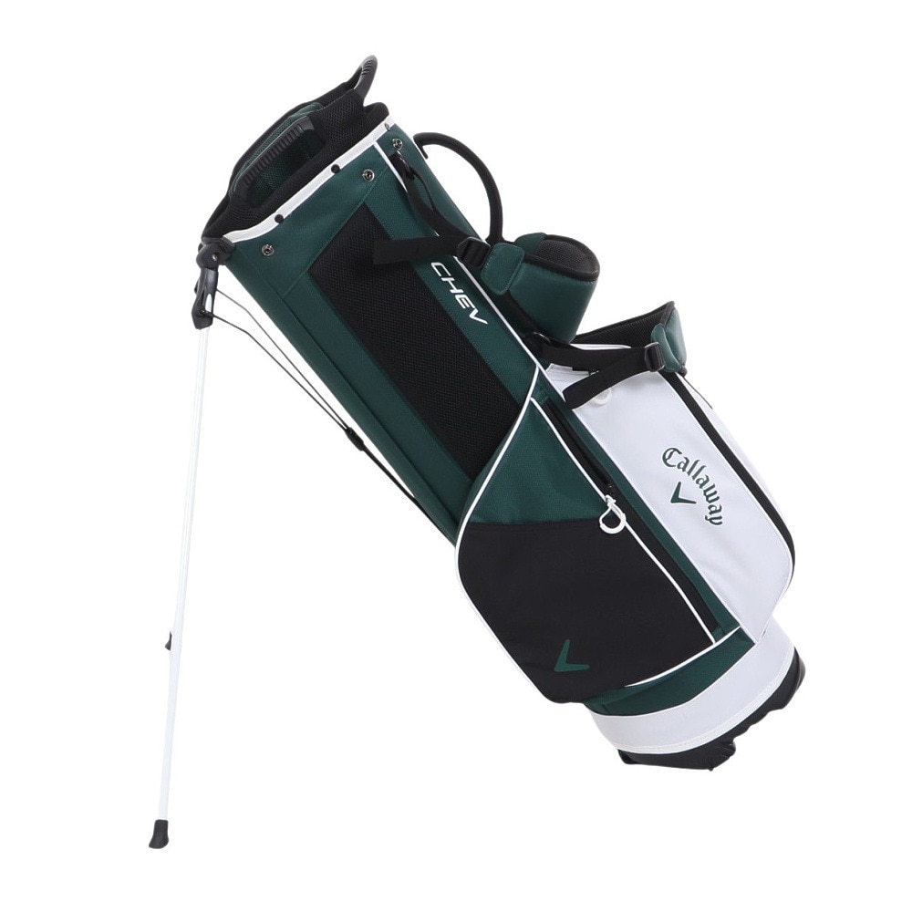 キャロウェイ（CALLAWAY）（メンズ）ゴルフ キャディバッグ 軽量 スタンド式 9.5型 4分割 シェブ スタンド 24 JM 5124312 GRN