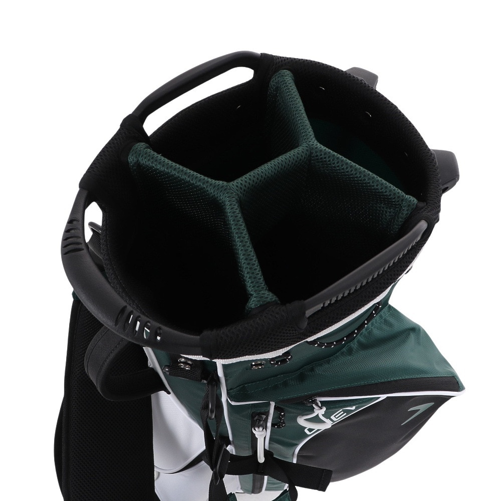 キャロウェイ（CALLAWAY）（メンズ）ゴルフ キャディバッグ 軽量 スタンド式 9.5型 4分割 シェブ スタンド 24 JM 5124312 GRN