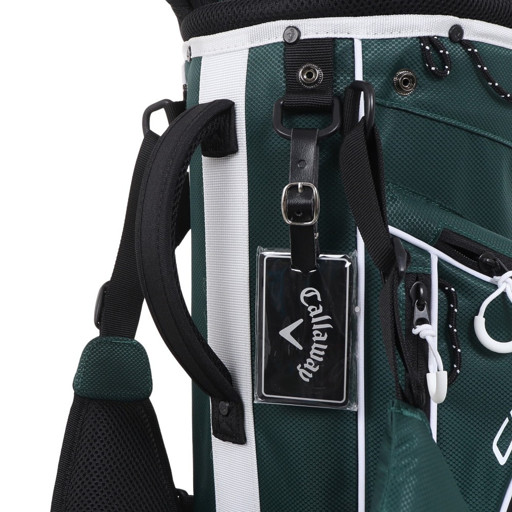 キャロウェイ（CALLAWAY）（メンズ）ゴルフ キャディバッグ 軽量 スタンド式 9.5型 4分割 シェブ スタンド 24 JM 5124312 GRN