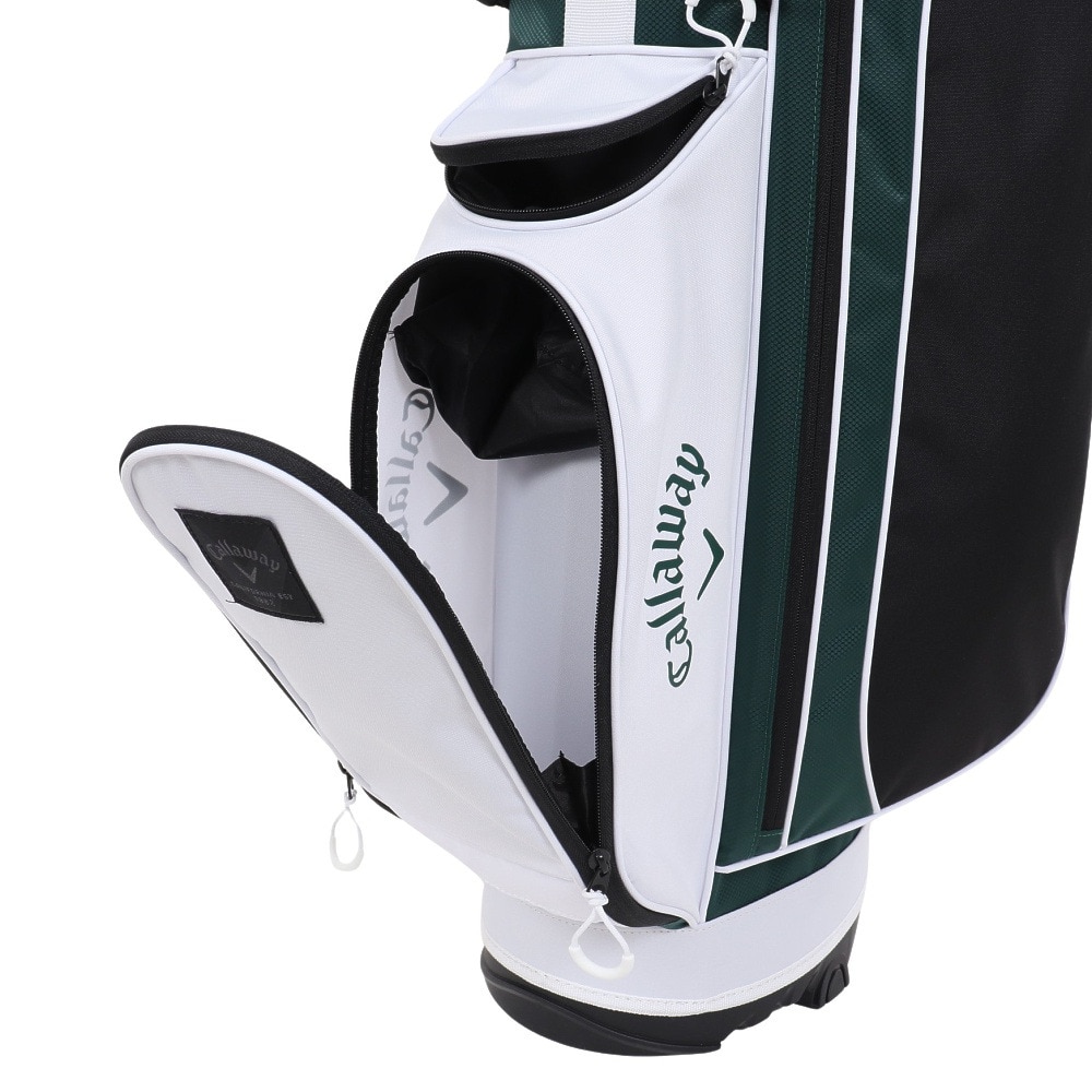 キャロウェイ（CALLAWAY）（メンズ）ゴルフ キャディバッグ 軽量 スタンド式 9.5型 4分割 シェブ スタンド 24 JM 5124312 GRN