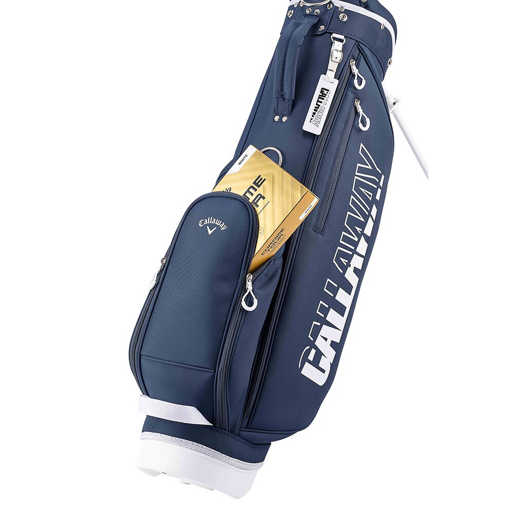 キャロウェイ（CALLAWAY）（メンズ、レディース）キャディバッグ Attractive Stand 25 JM 5125037 NVY