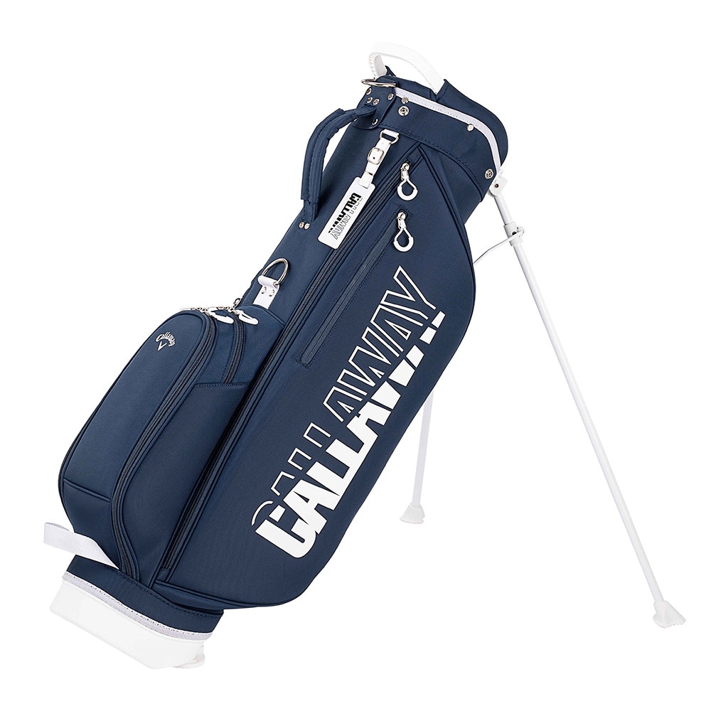 キャロウェイ（CALLAWAY）（メンズ、レディース）キャディバッグ Attractive Stand 25 JM 5125037 NVY