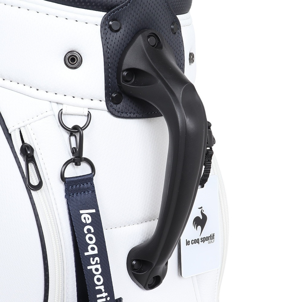ルコックスポルティフ（lecoqsportif）（メンズ）グラフィックデザイン キャディバッグ 大口径モデル カート式 9.5型 6分割 LG4FCB02M WHNV