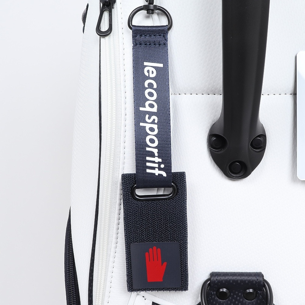 ルコックスポルティフ（lecoqsportif）（メンズ）グラフィックデザイン キャディバッグ 大口径モデル カート式 9.5型 6分割 LG4FCB02M WHNV