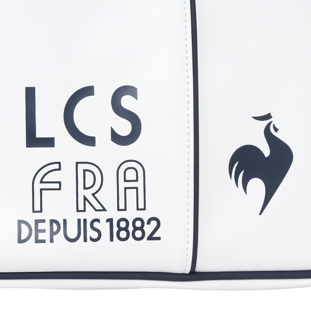 ルコックスポルティフ（lecoqsportif）（メンズ、レディース）ゴルフ スクエア型ボストンバッグ LG5SBB20MB WH00
