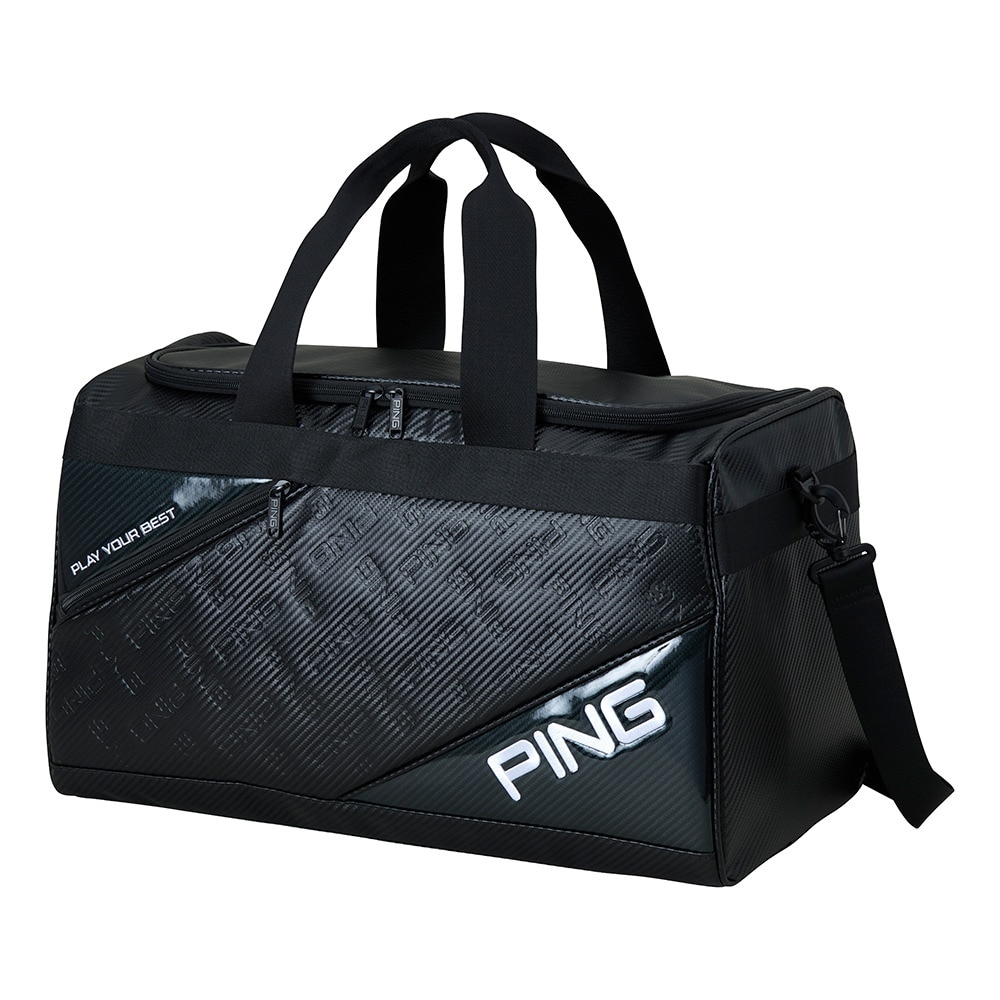 ピン（PING）（メンズ）ゴルフ 2WAY エンボス ボストンバッグ GB-U2516 BK 38573