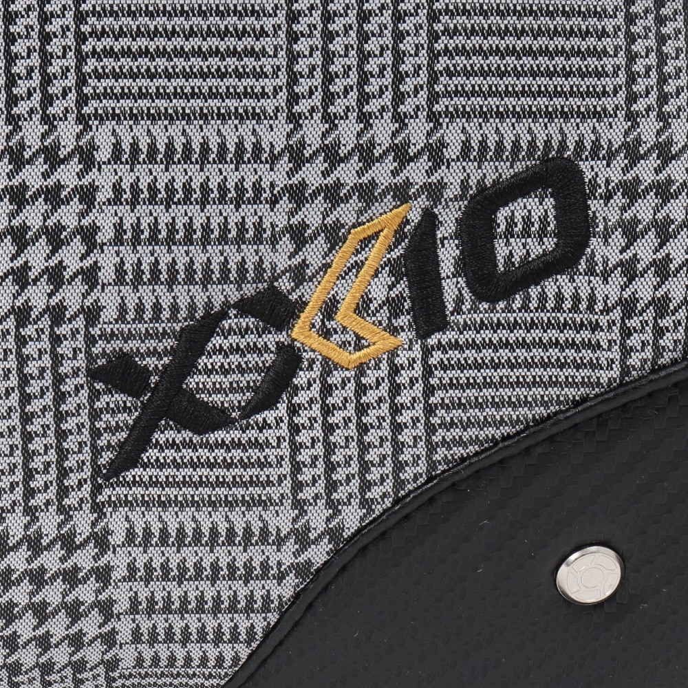 XXIO セグシオ　スポーツバッグ ブラック チェック柄　新品 XXIO ダンロップ(DUNLOP) ゼクシオ 超軽量 キャディバッグ( 9.5型 軽量