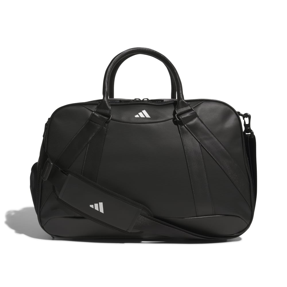 アディダス（adidas）（メンズ）ゴルフ シューズポケット付き ボストンバッグ ショルダー付き MKO67-IA2669black
