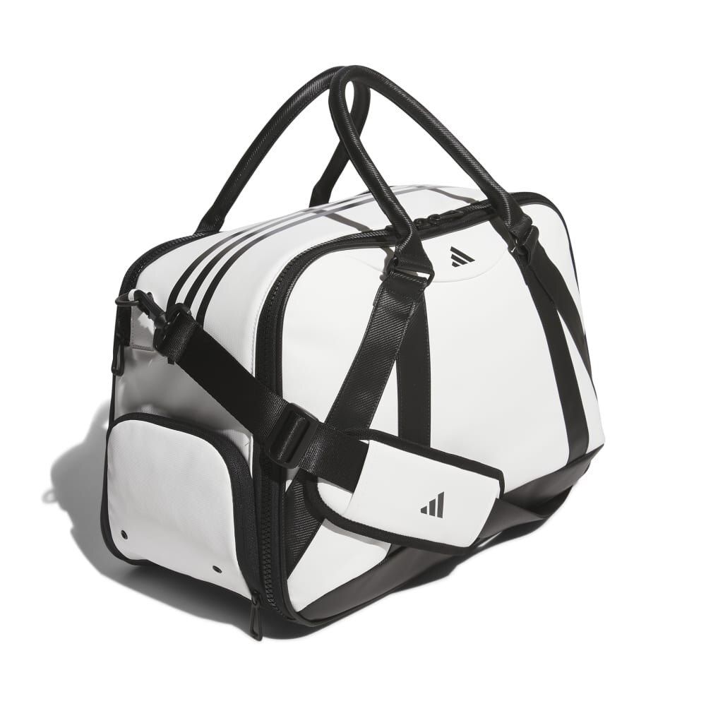 アディダス（adidas）（メンズ）ゴルフ シューズポケット付き ボストンバッグ ショルダー付き MKO67-IA2670white