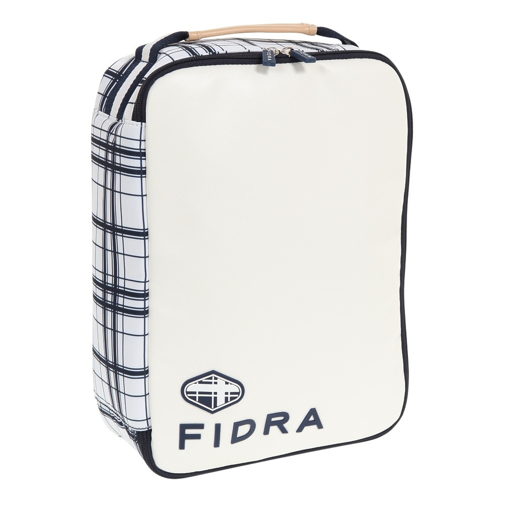 フィドラ（FIDRA）（メンズ）チェックシューズケース FD5MGC20 WHT